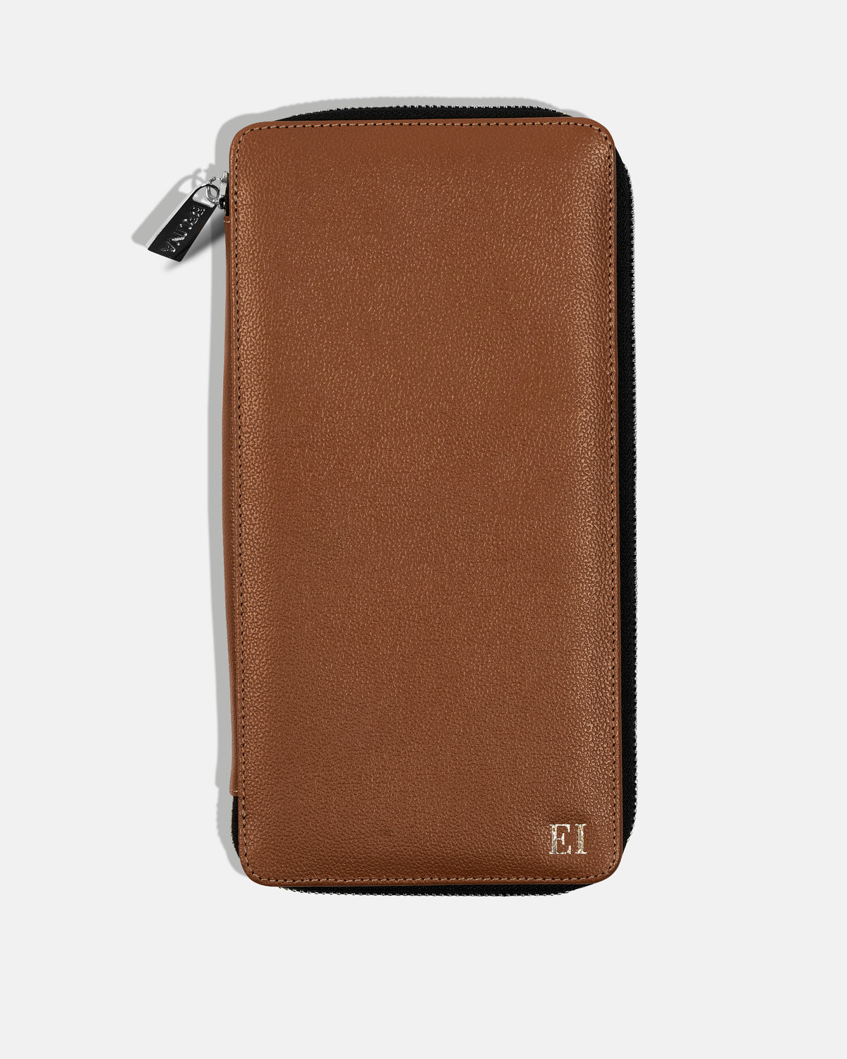 Funda con Cierre para 5 Pasaportes - Latte