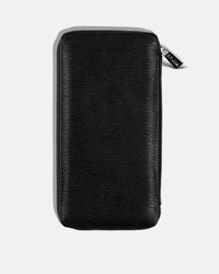 Zippered 5-Passport Holder - Black Phantom