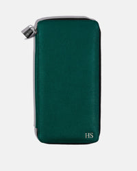Funda con Cierre para 5 Pasaportes - Forest Green