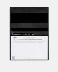 Medical Prescription Cover - Black Caviar