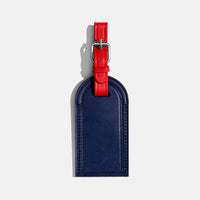 Suitcase Identifier - Nappa Leather - Navy Blue