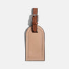 Suitcase Identifier - Nappa Leather - Nude Coco