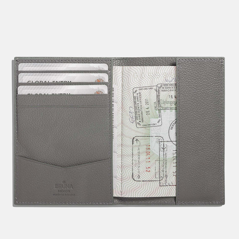 Individual Passport Cover - The Signature - Classic Gray 