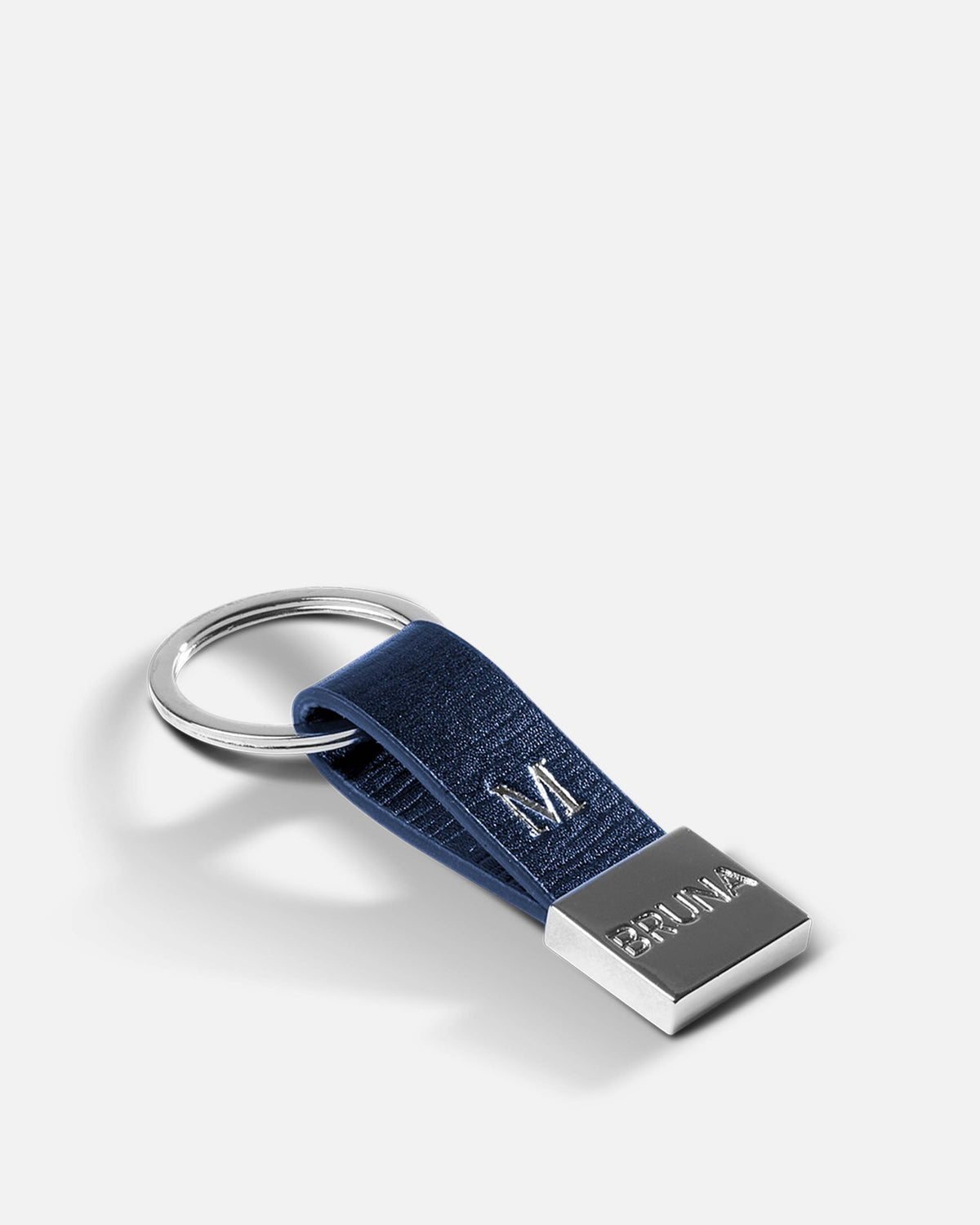 Bruna Key Ring - Navy Blue