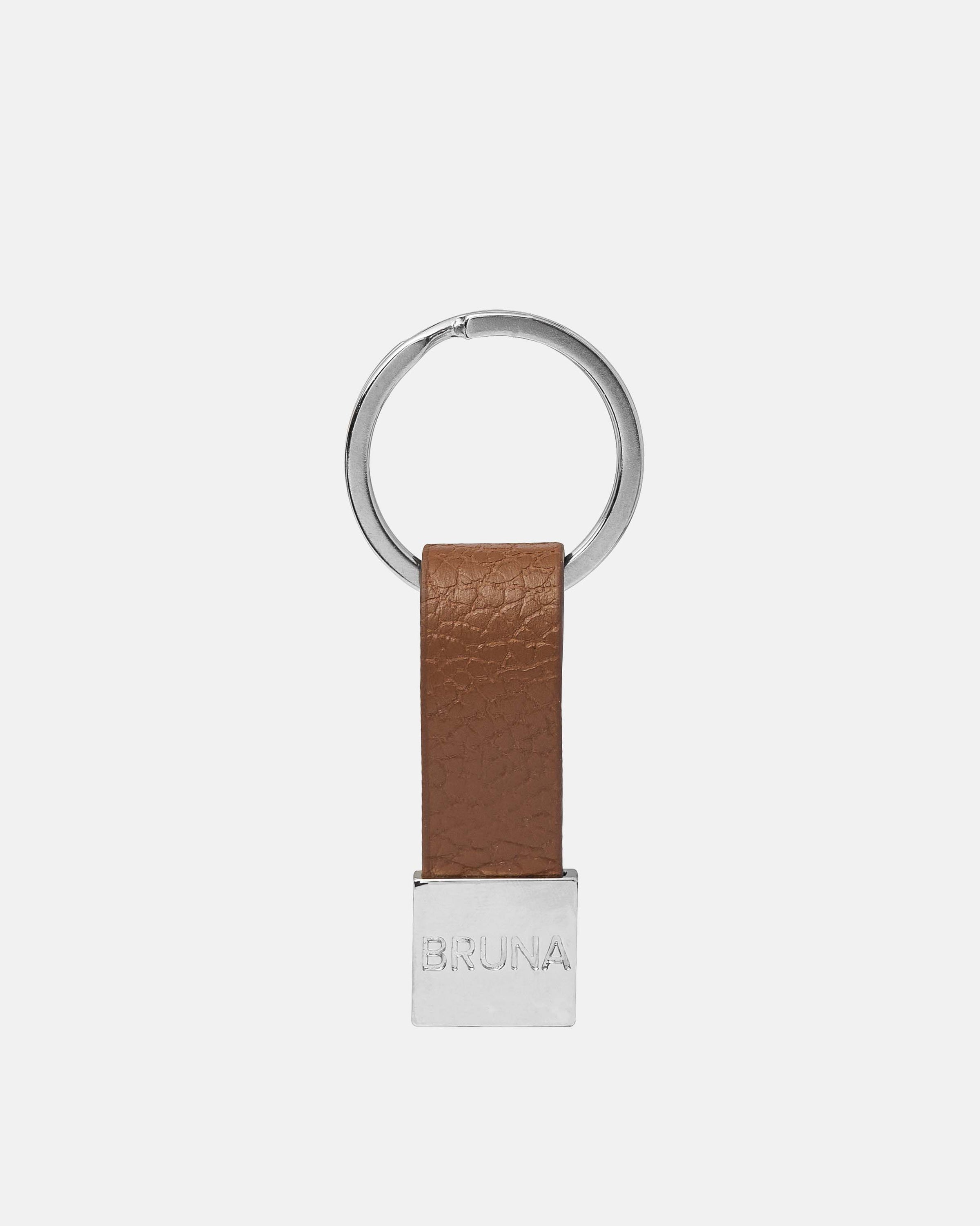 Bruna Key Ring - Sahara Brown