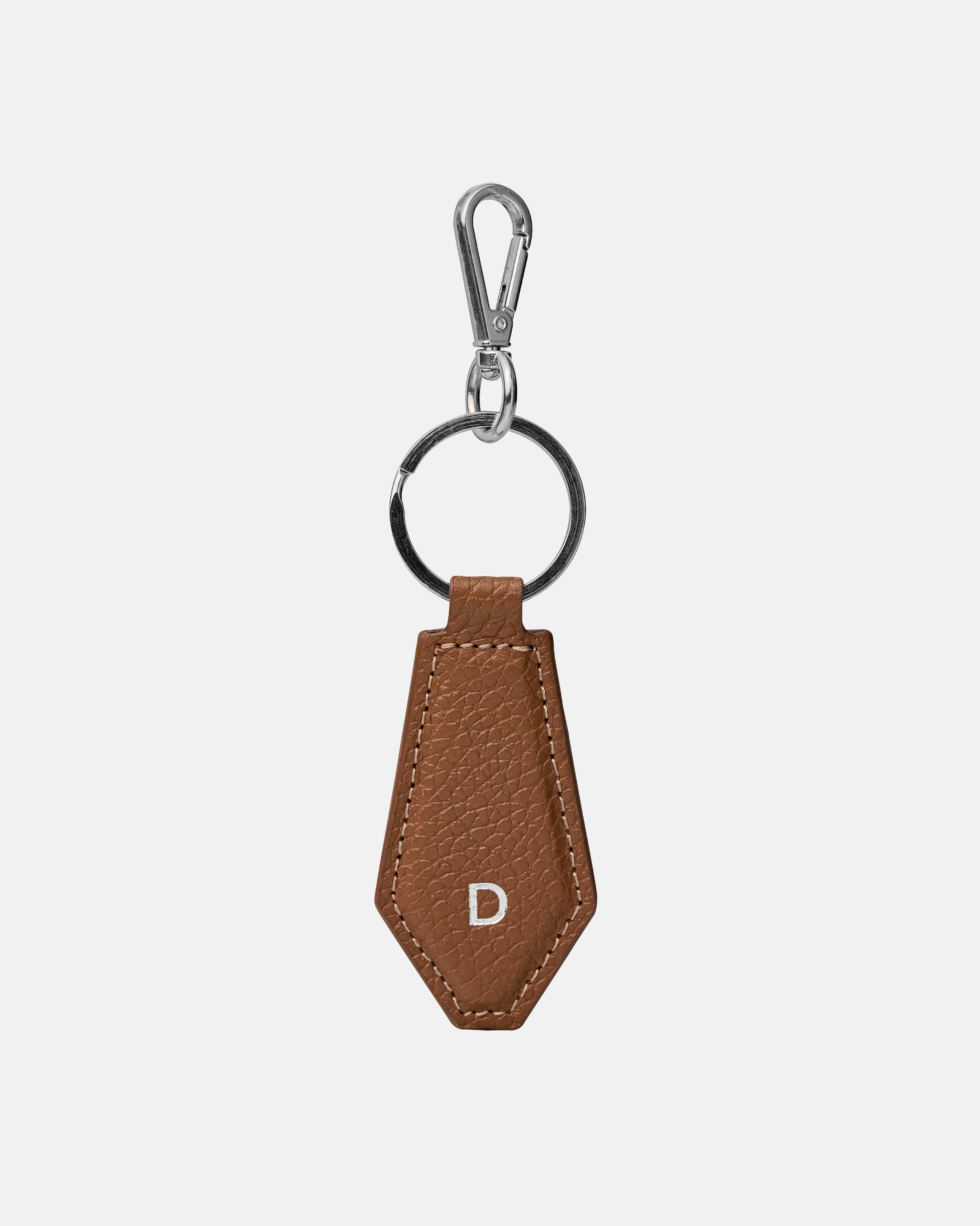 Bruna Key Ring - Sahara Brown