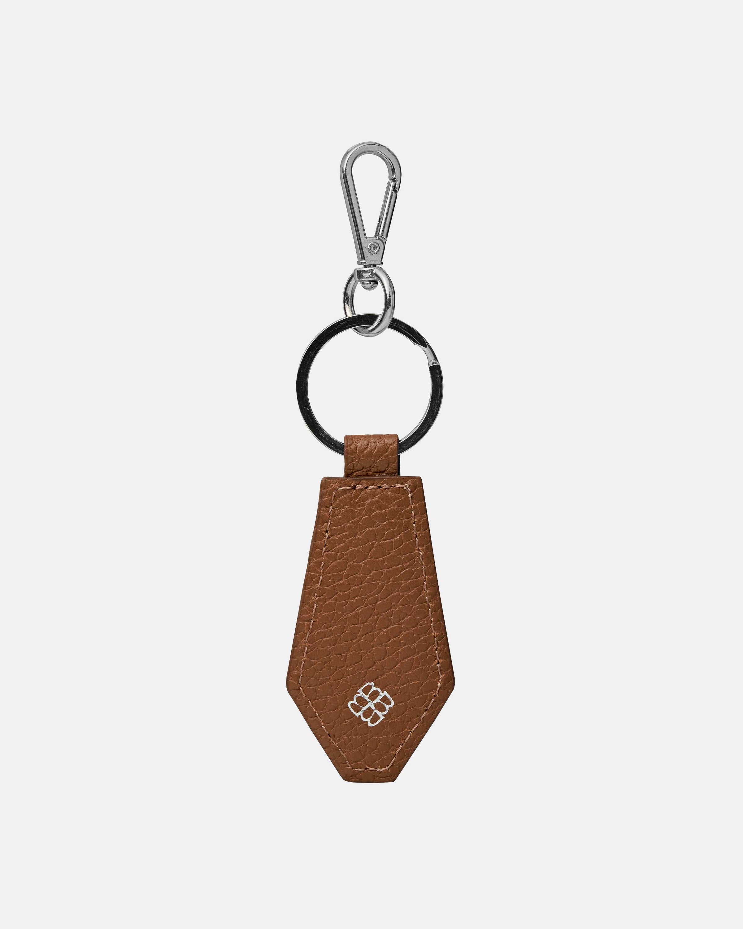 Bruna Key Ring - Sahara Brown