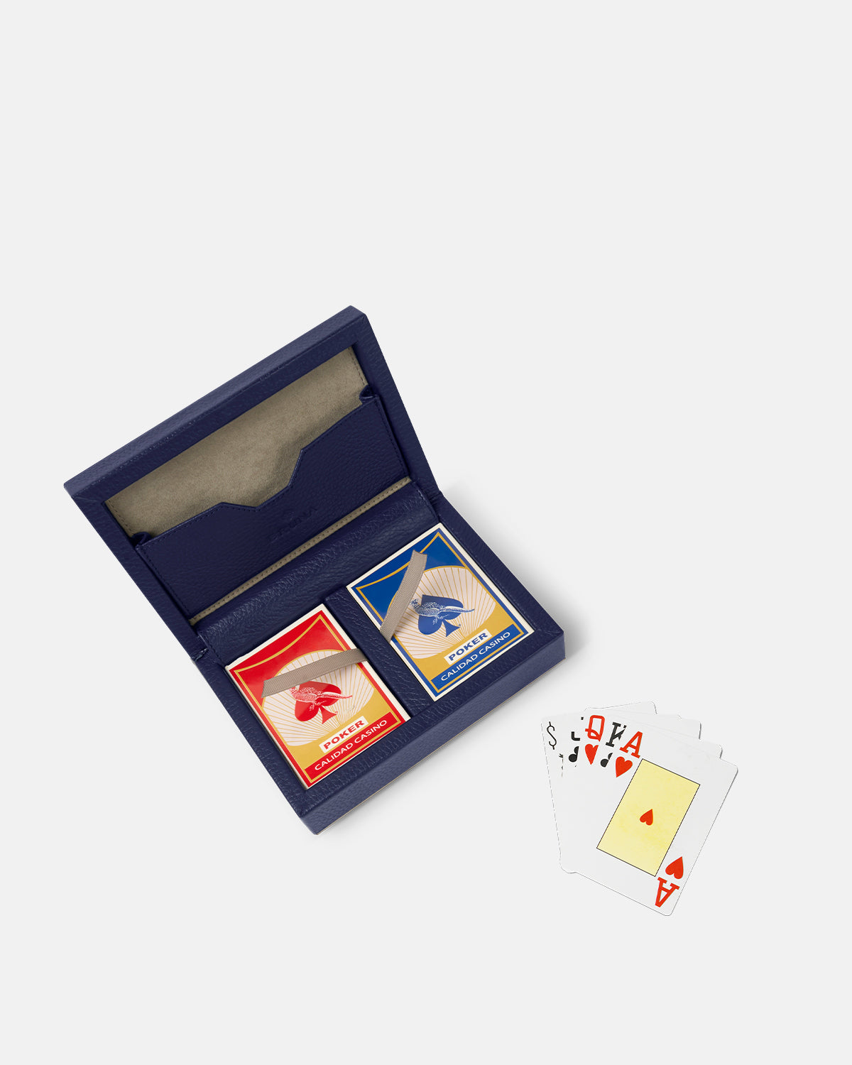 Caja con Naipes - Navy Blue