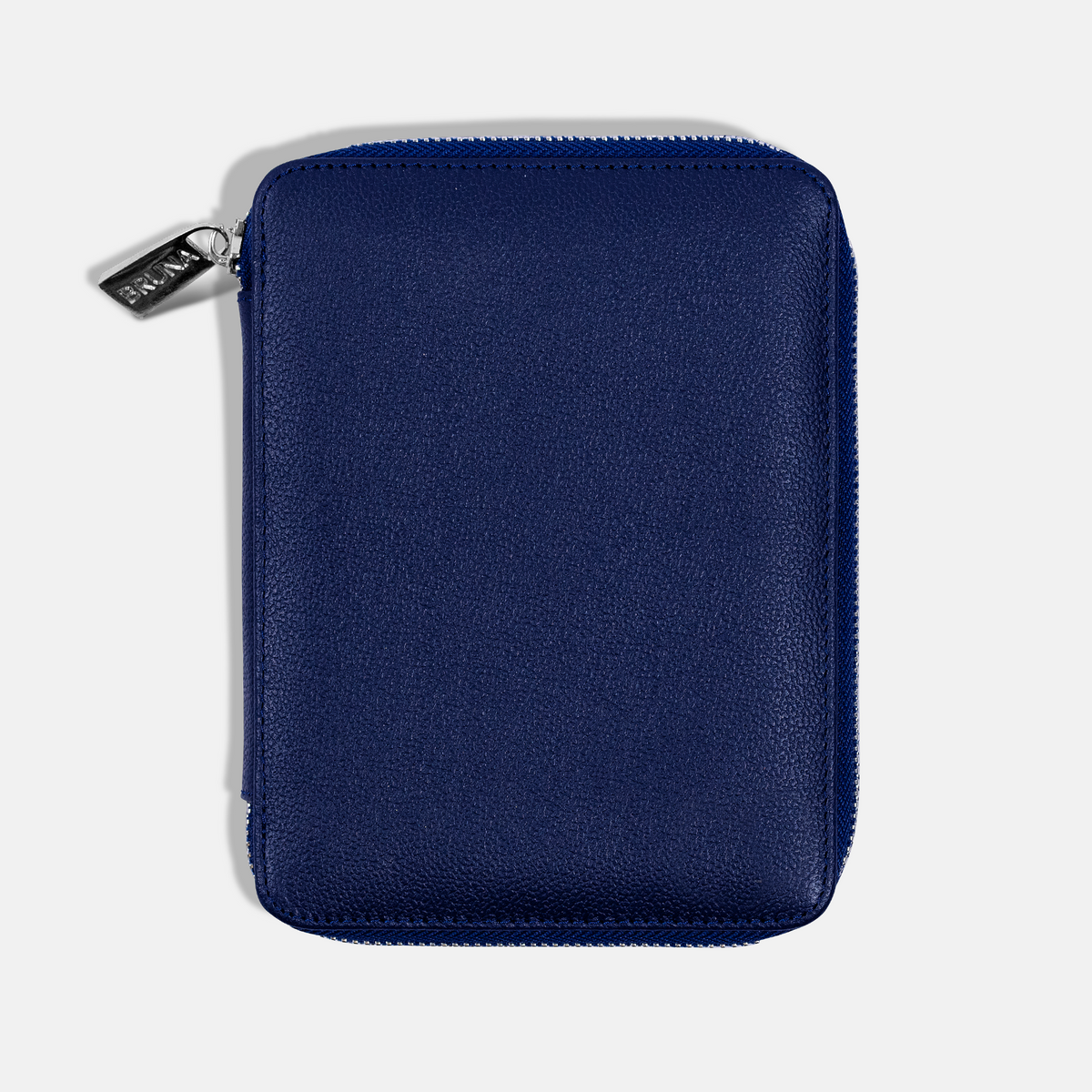 Funda con Cierre para 2 Pasaportes - Navy Blue