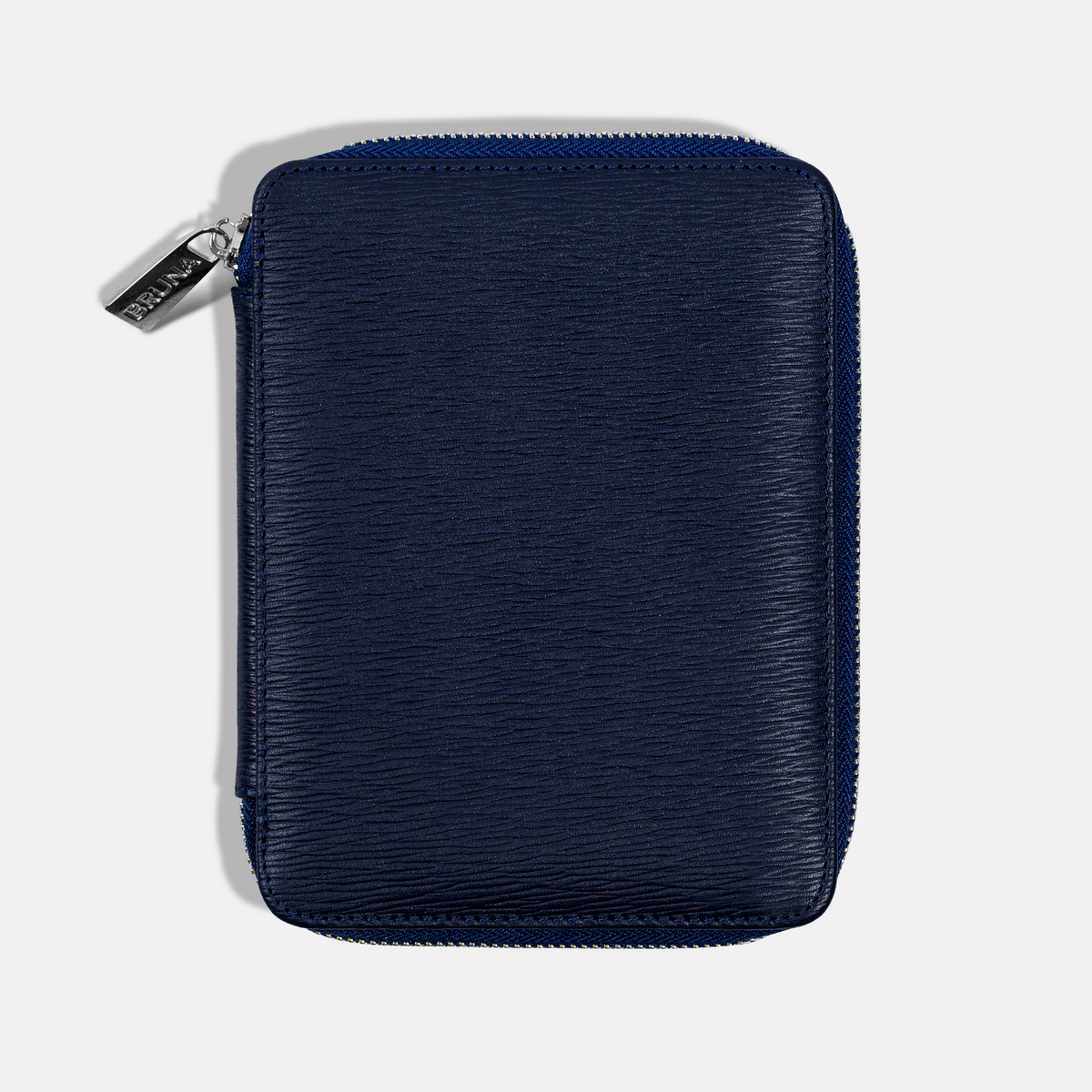 Funda con Cierre para 2 Pasaportes - Navy Phantom