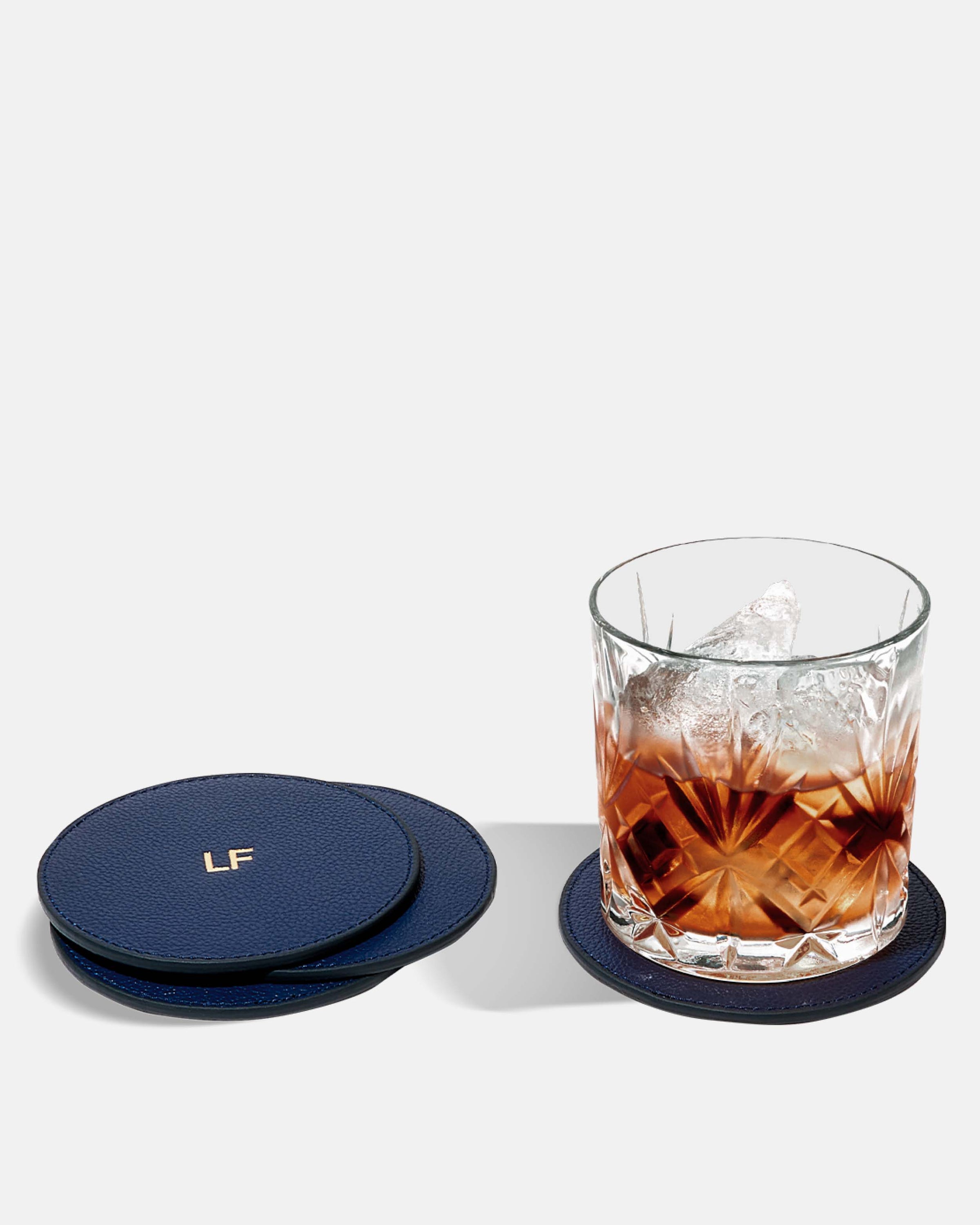 Coasters (Set of 4) - Navy Blue