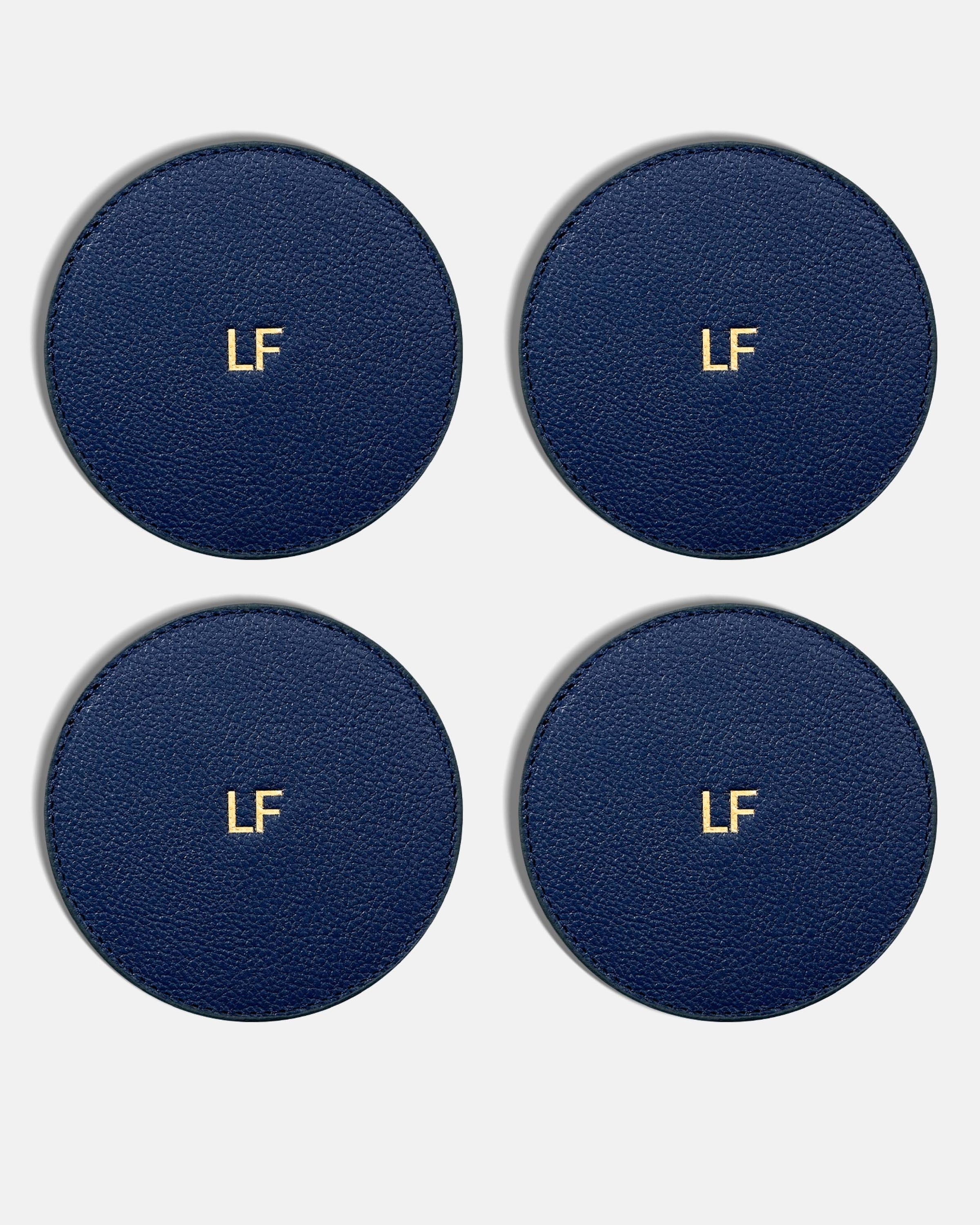Coasters (Set of 4) - Navy Blue