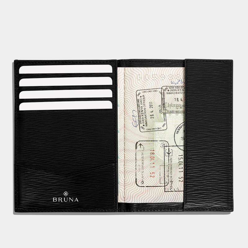 Funda Clásica para 1 Pasaporte - Black Phantom