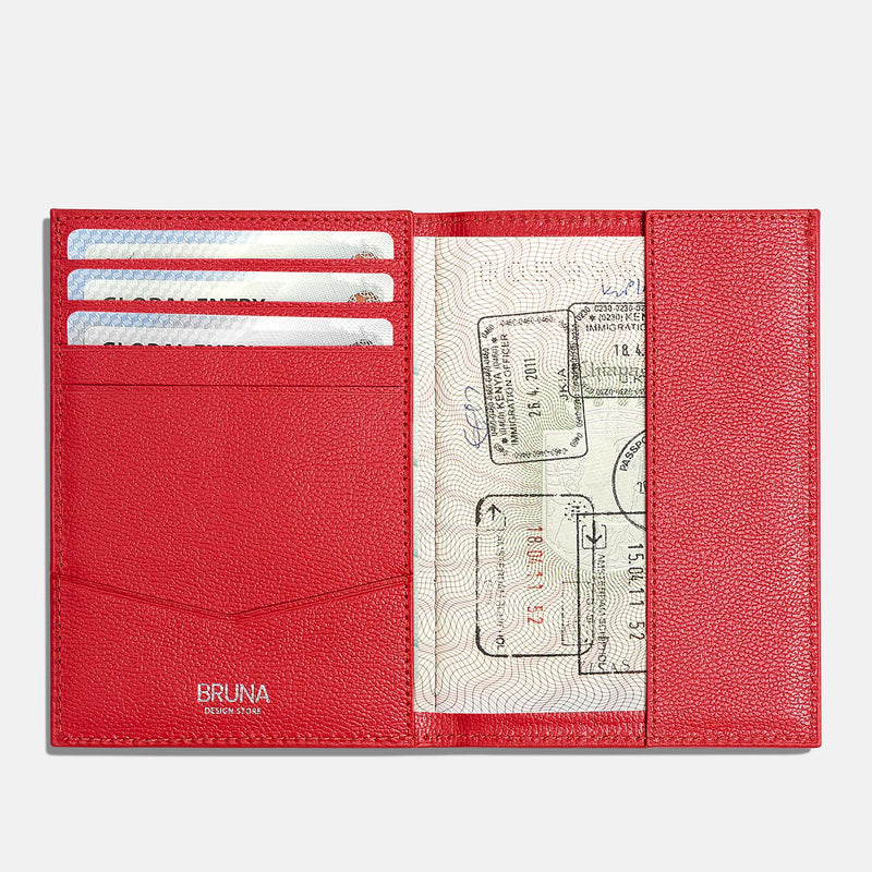 Funda Para Pasaporte Individual - Tokyo Red