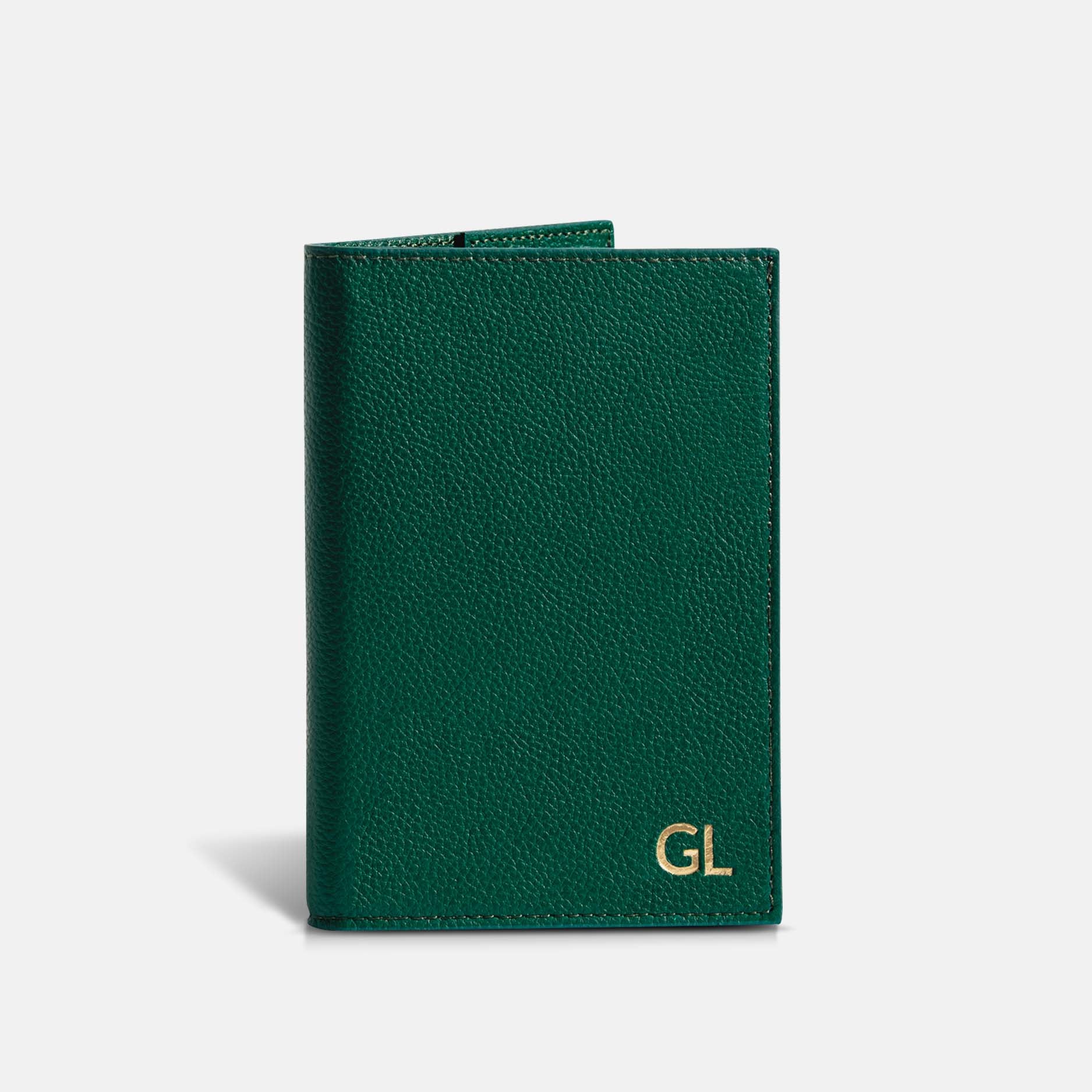 Individual Passport Cover - Forest Green