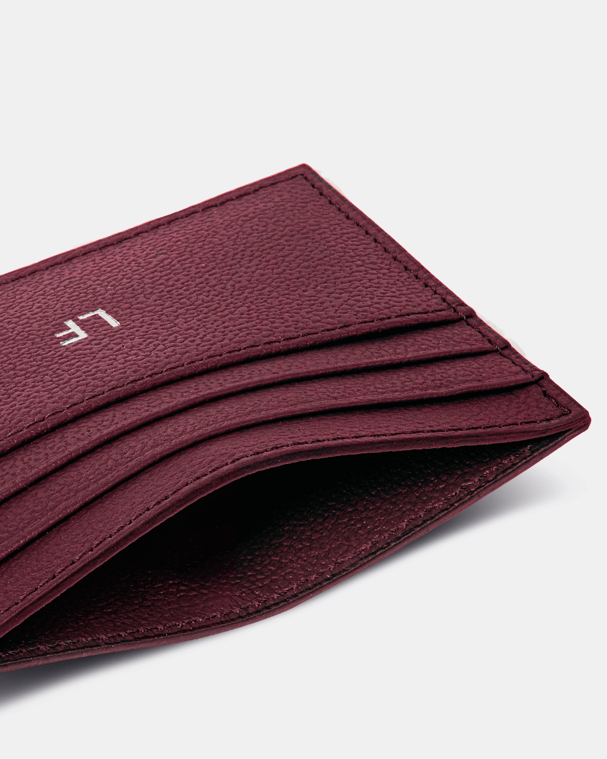 Tarjetero Tom (6 tarjetas) - Burgundy