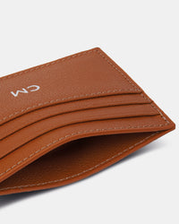 Tarjetero Tom (6 tarjetas) - Sahara Brown