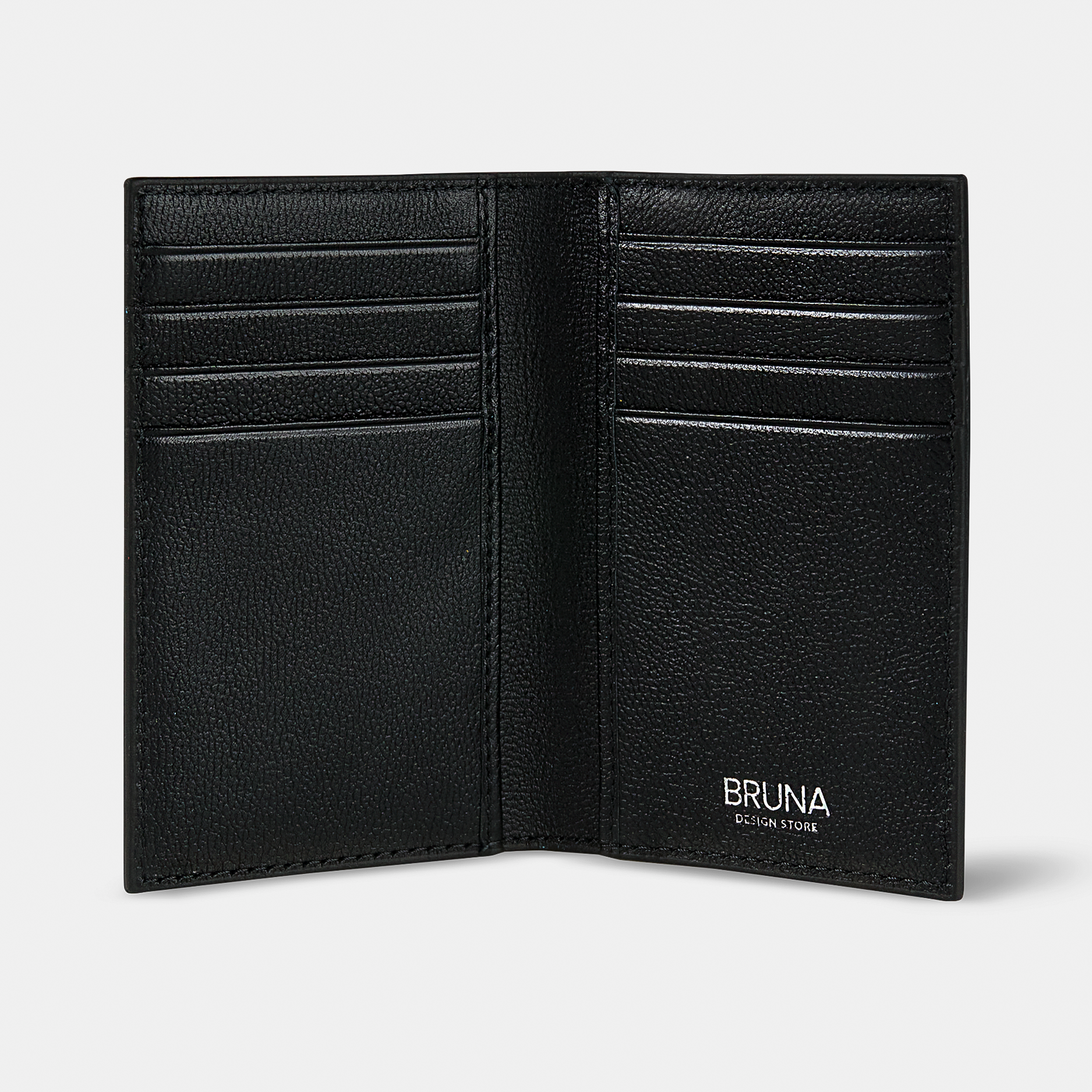 Tarjetero BiFold (8 Tarjetas) - Álex Siordia X BRUNA - Black Caviar