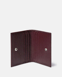 Tarjetero Luca - Burgundy Phantom