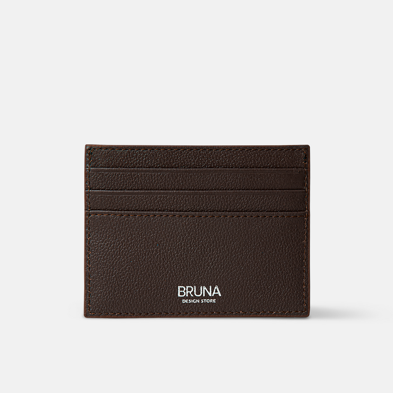 Tom Card Holder (6 Cards) - Espresso