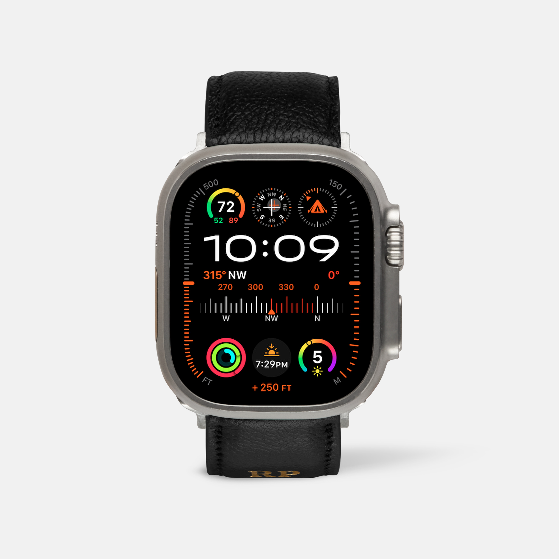 Correa para Apple Watch (42/45/49mm) - Black Caviar