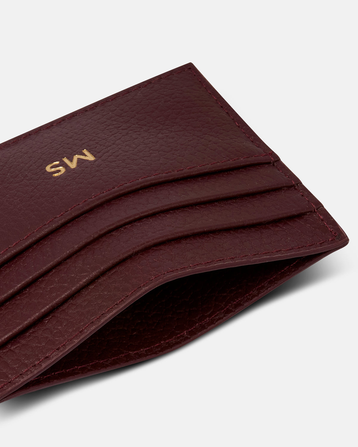 Tarjetero Tom (6 tarjetas) - Burgundy