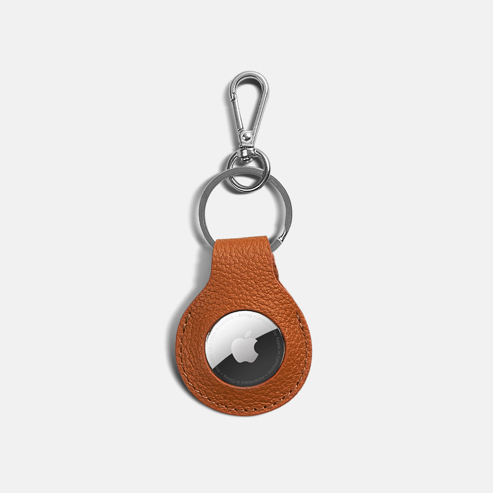 Key Ring for AirTag - Sahara Brown
