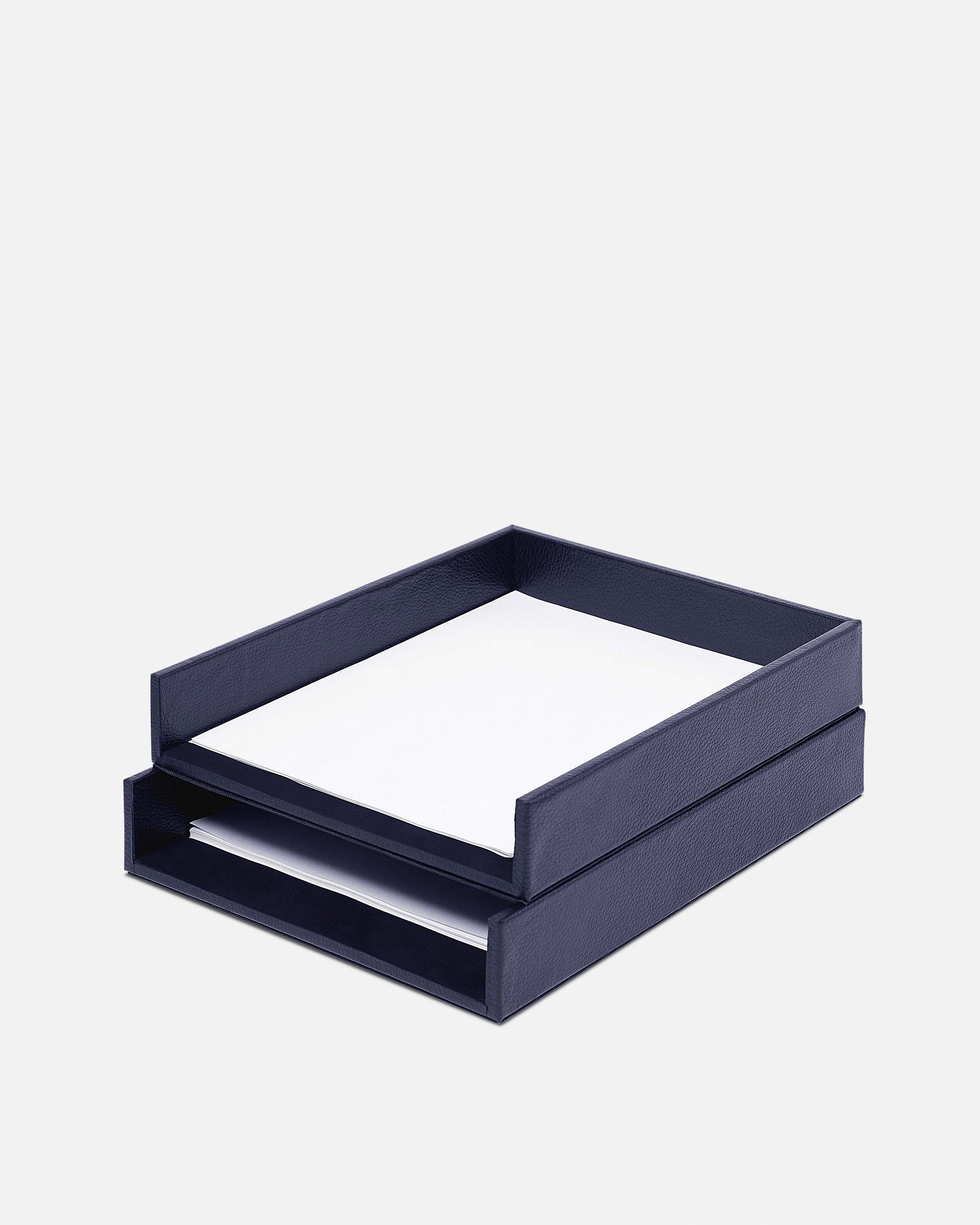 Bandeja doble para documentos - Navy Blue