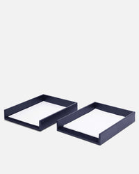 Bandeja doble para documentos - Navy Blue