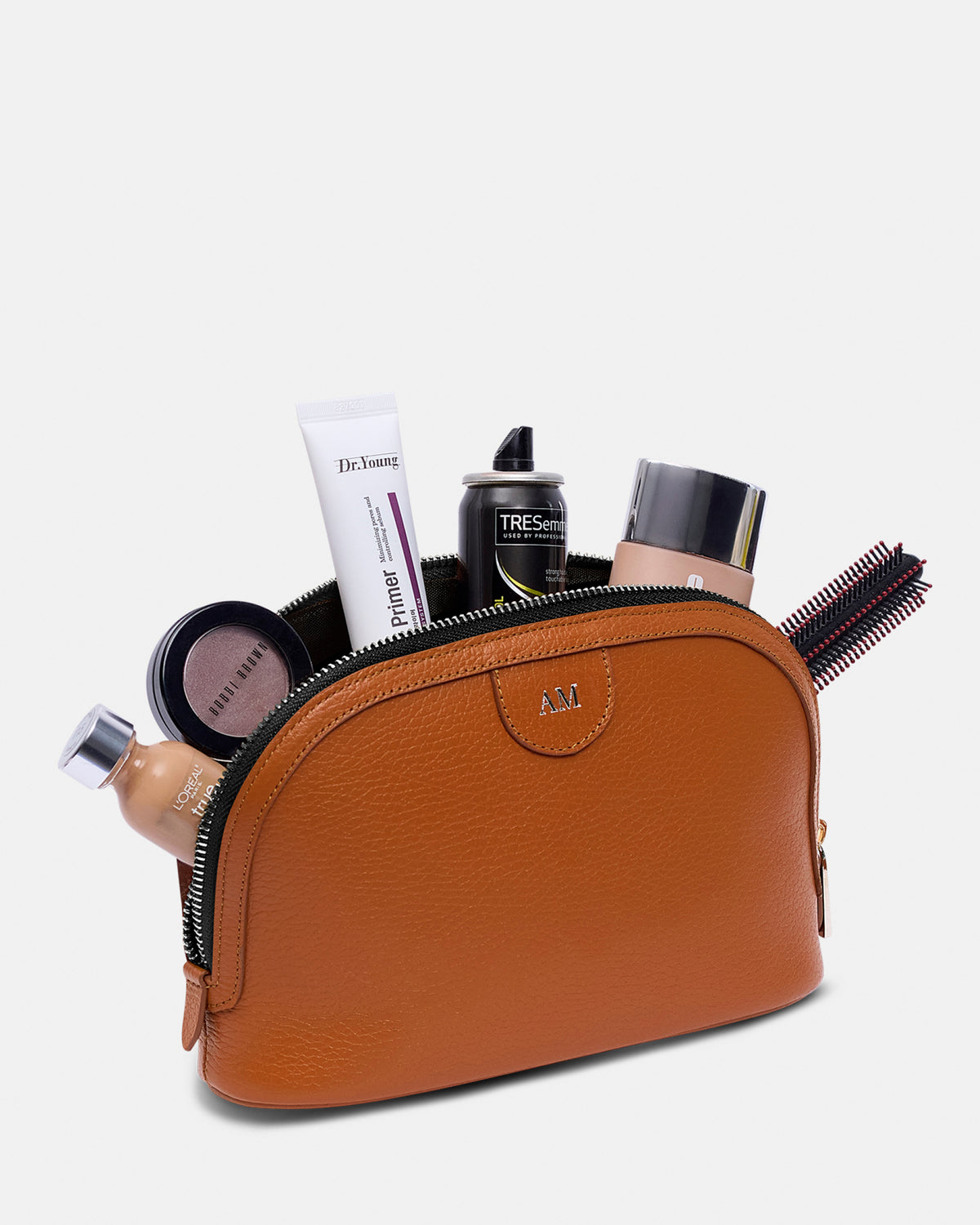 Large Cosmetic Bag - Sahara Brown