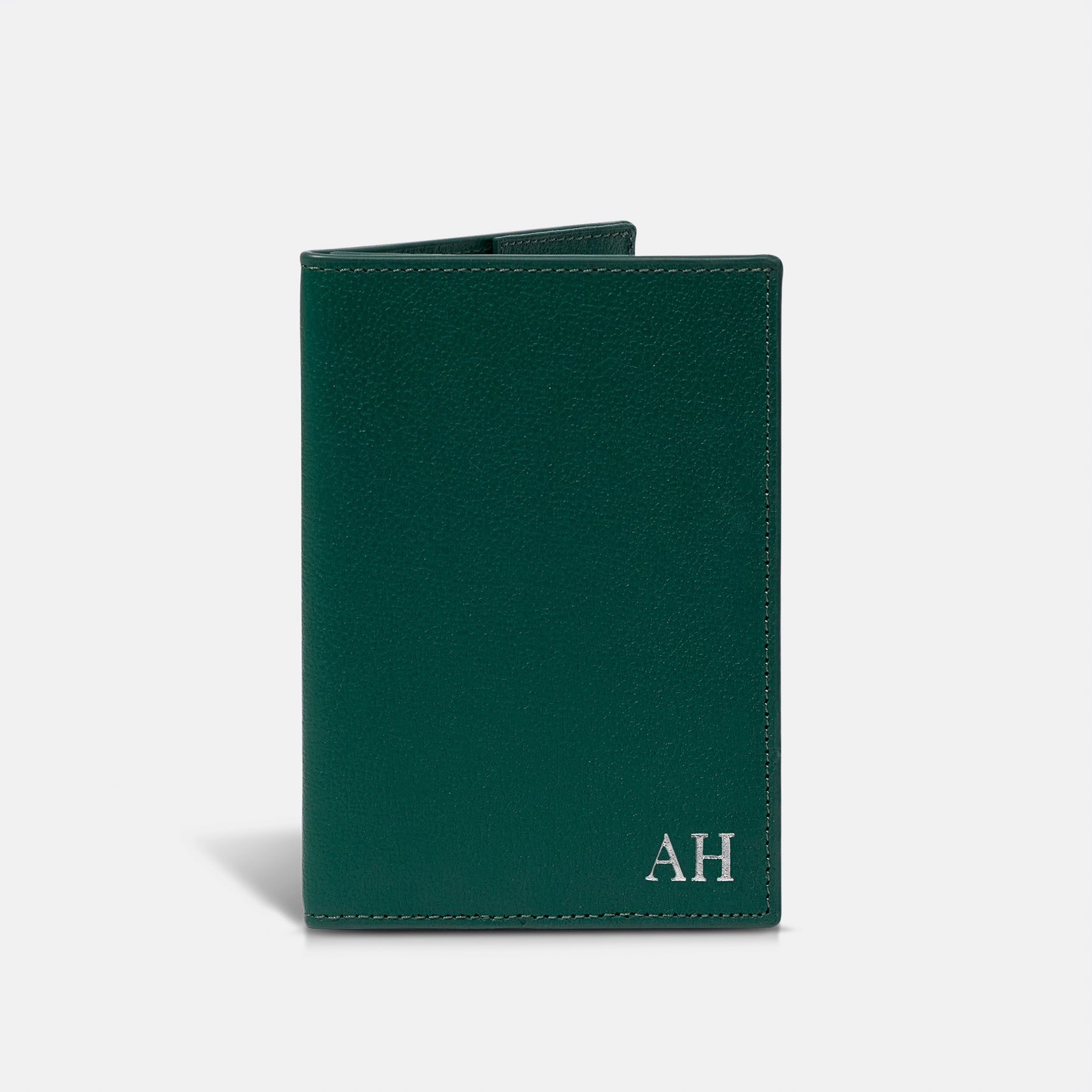 Funda Clásica para 1 Pasaporte - Forest Green