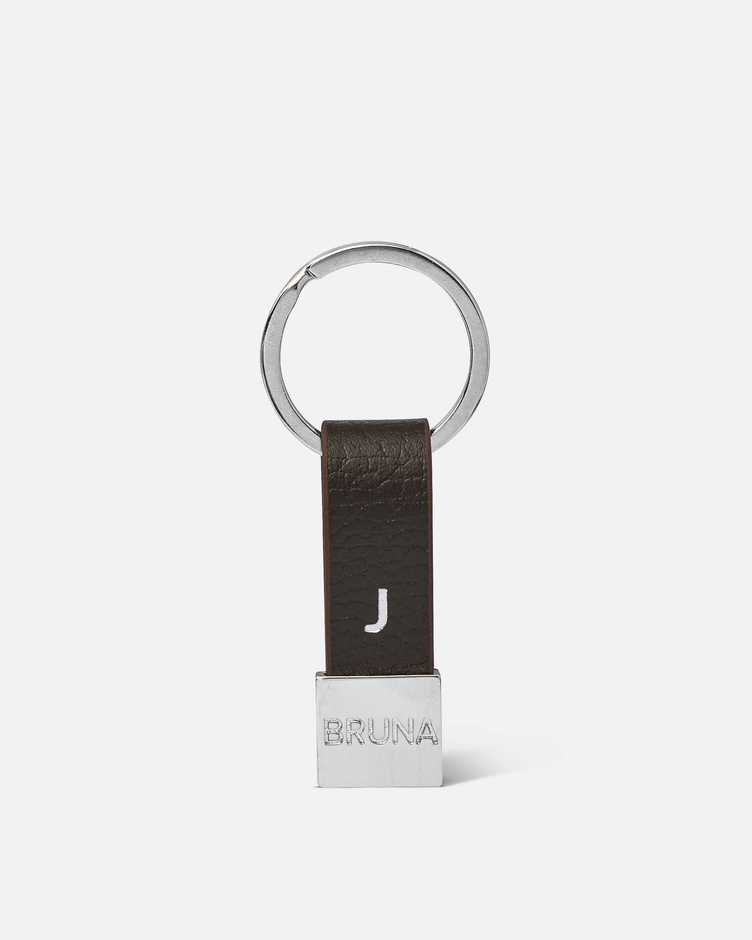 Bruna Key Ring - Espresso