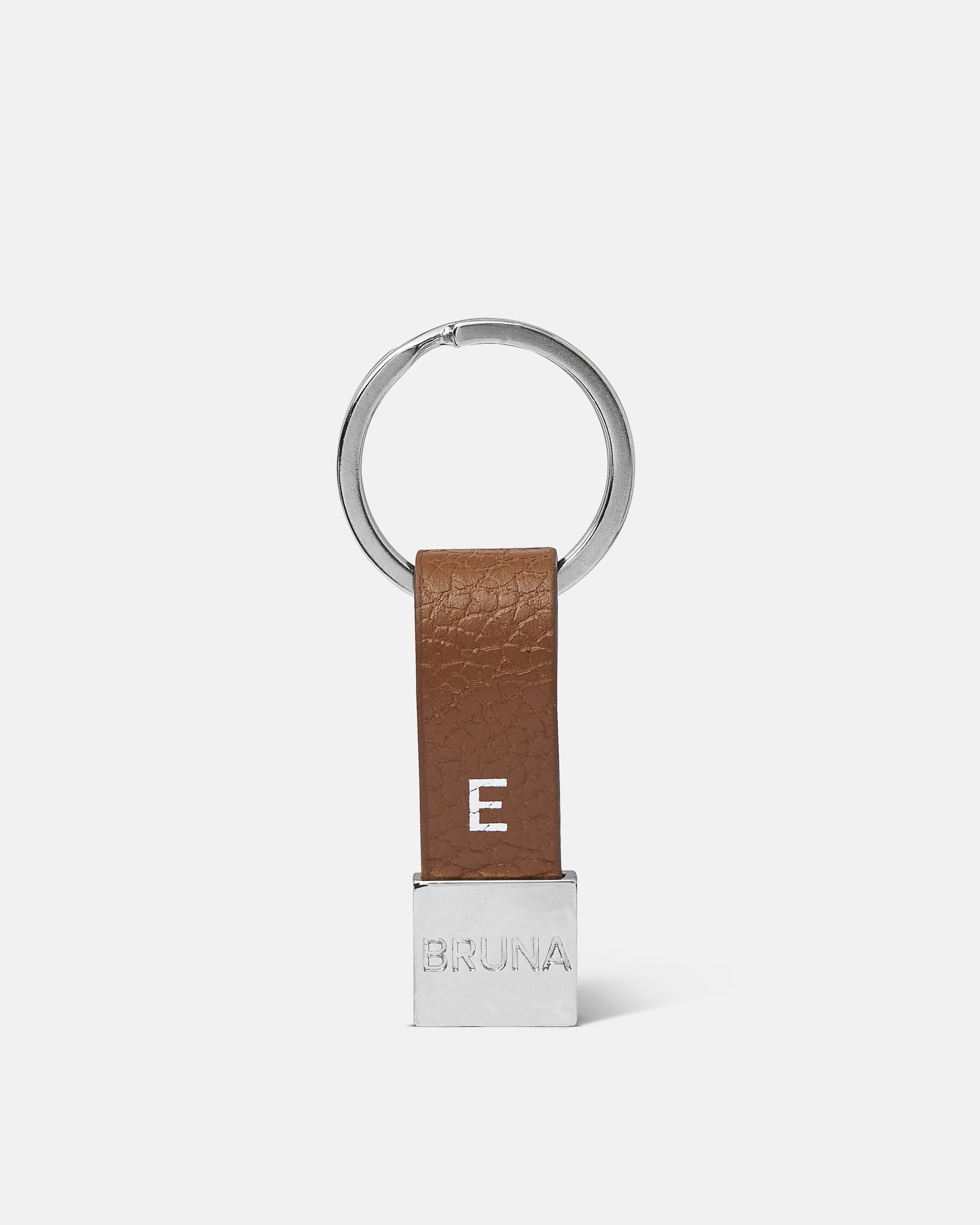Bruna Key Ring - Sahara Brown