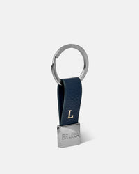 Bruna Key Ring - Navy Blue