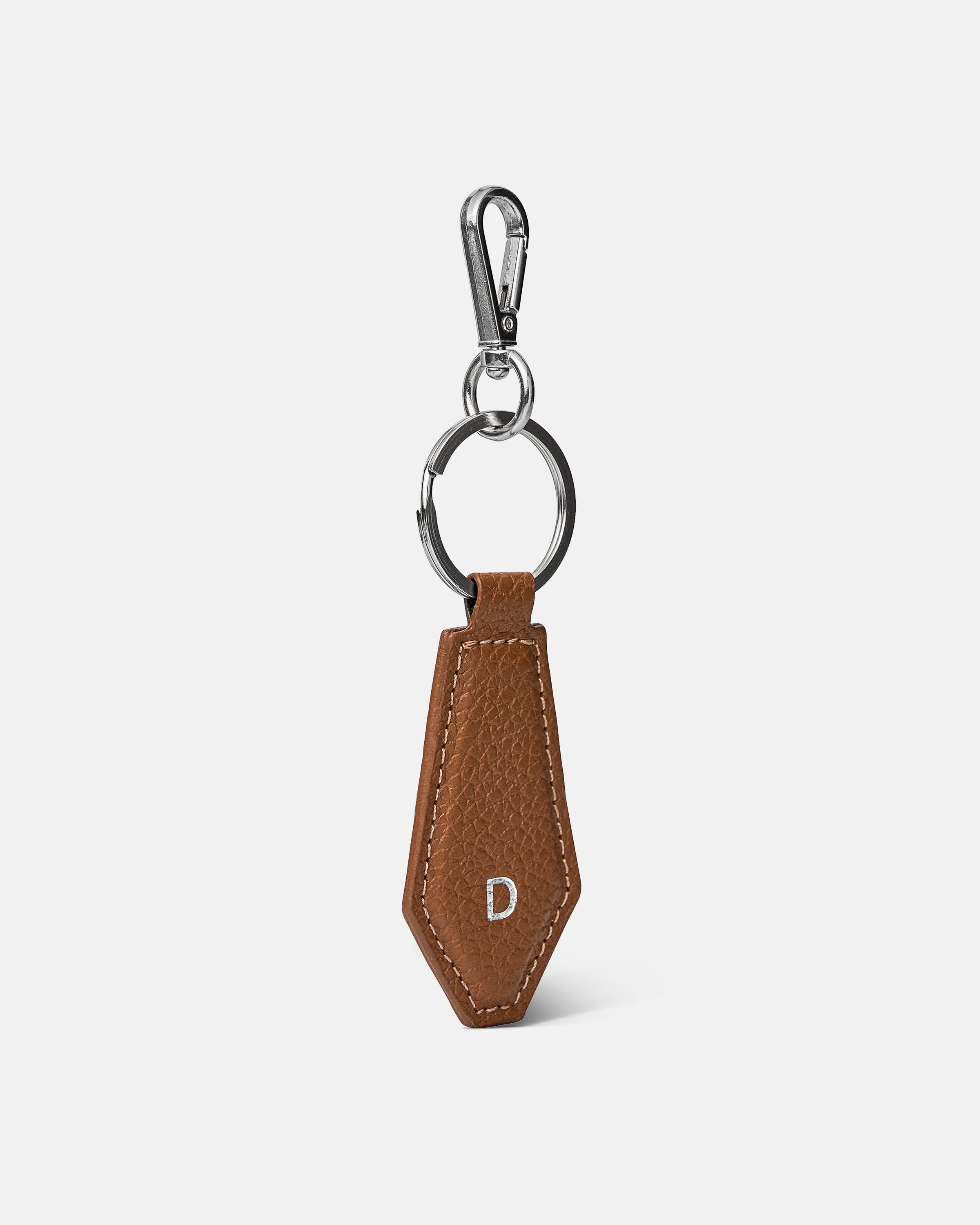 Bruna Key Ring - Sahara Brown