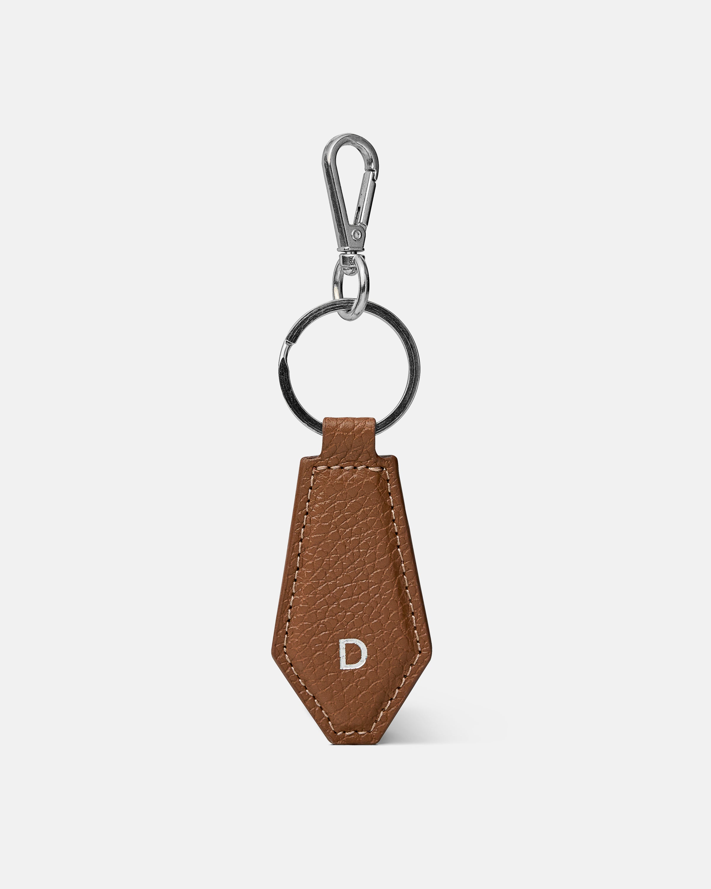 Bruna Key Ring - Sahara Brown
