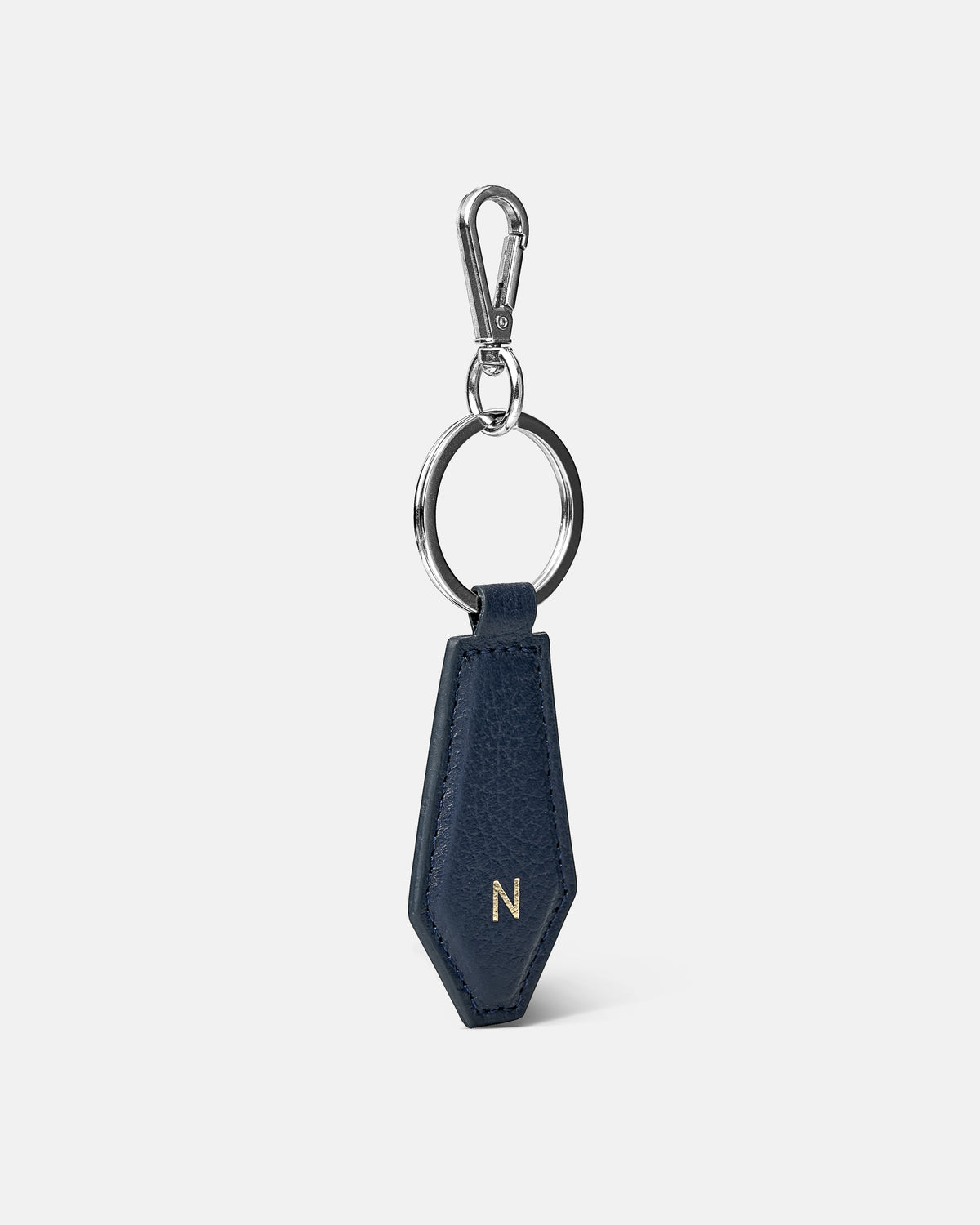 Bruna Key Ring - Navy Blue