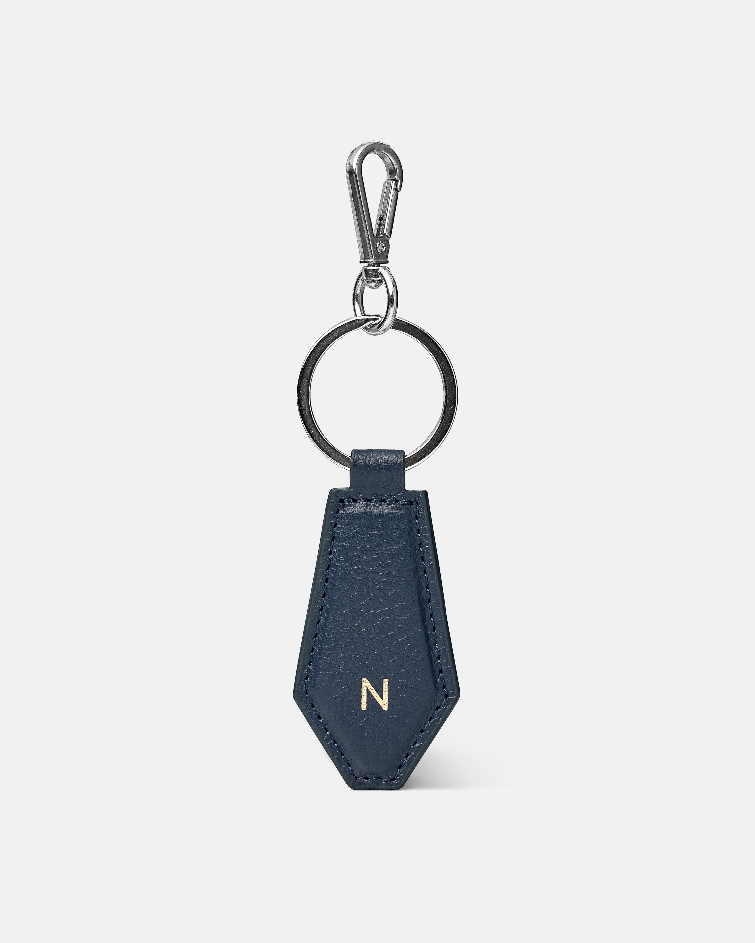 Bruna Key Ring - Navy Blue