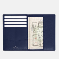 Funda Clásica para 1 Pasaporte - Navy Blue