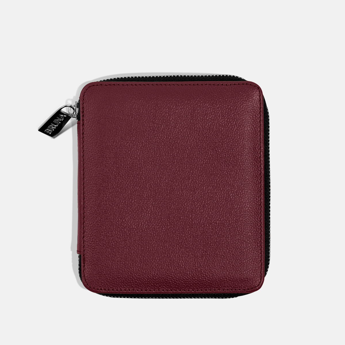 Funda con Cierre para 1 Pasaporte - Burgundy
