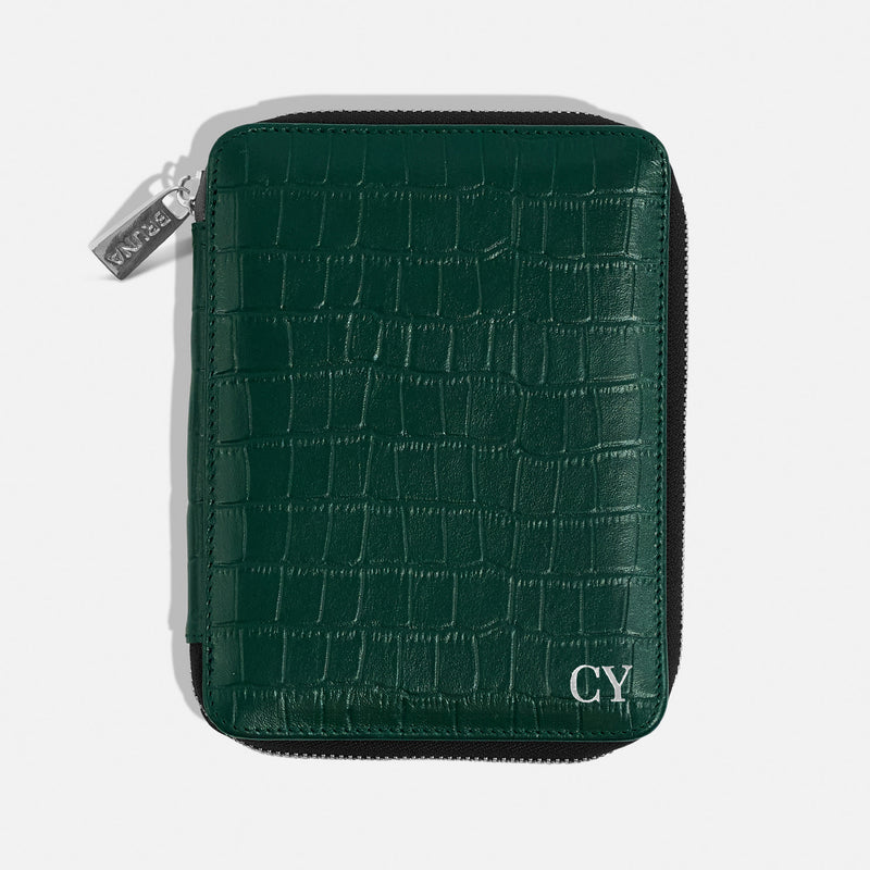 Funda con Cierre para 2 Pasaportes - Maverick Green