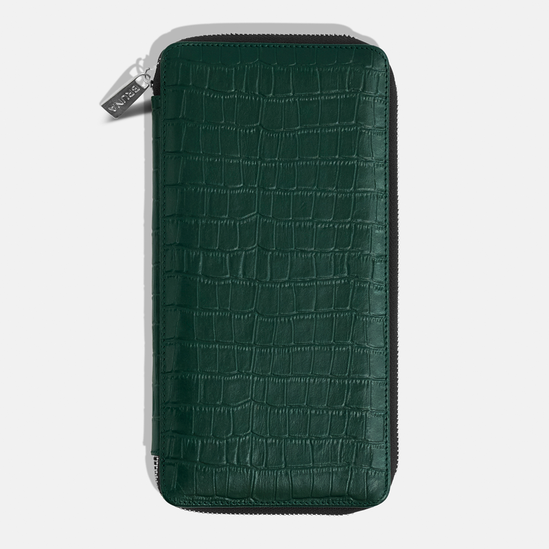 Funda con Cierre para 5 Pasaportes - Maverick Green