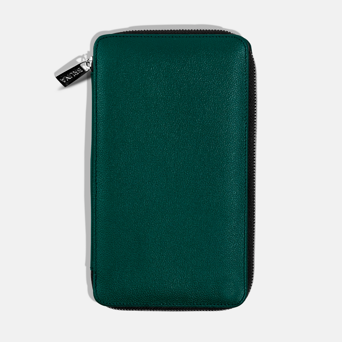 Funda con Cierre para 4 Pasaportes - Forest Green