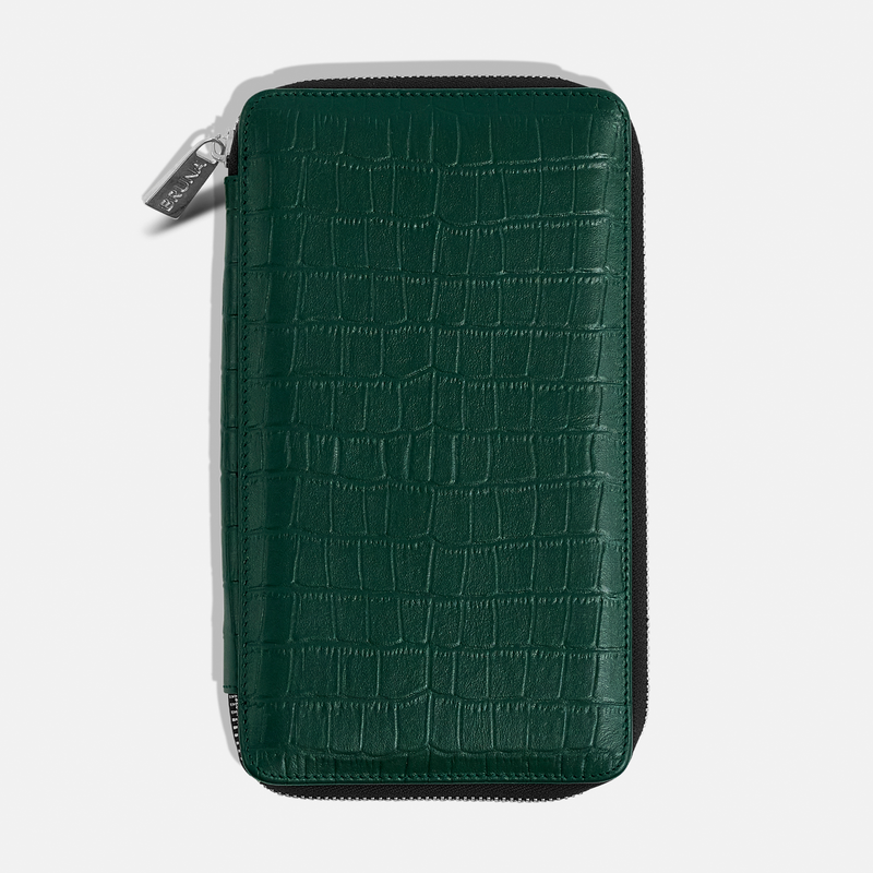 Funda con Cierre para 4 Pasaportes - Maverick Green