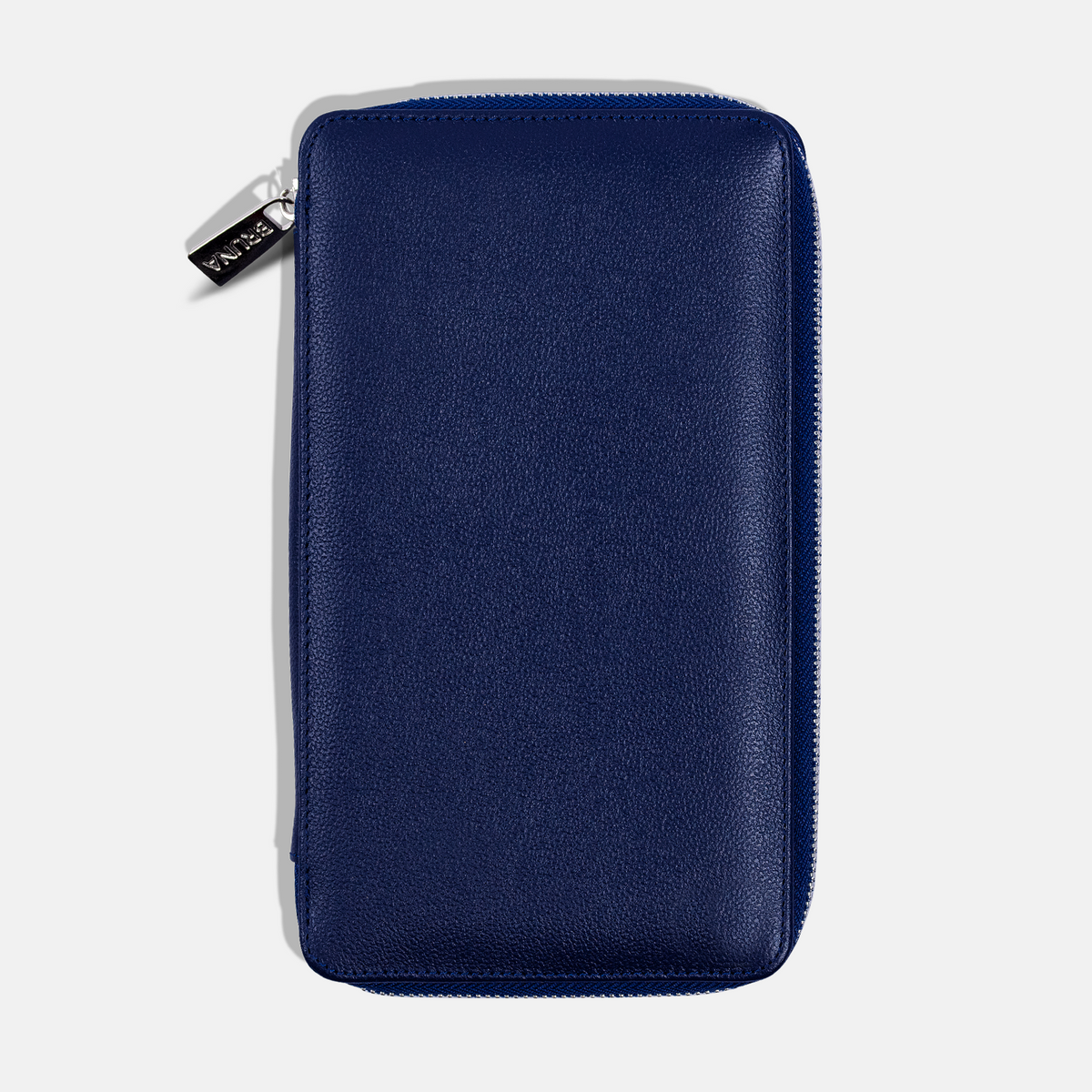 Funda con Cierre para 4 Pasaportes - Navy Blue