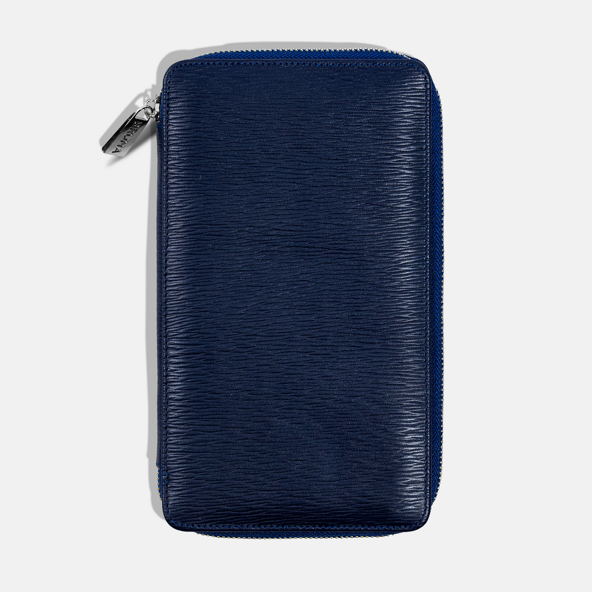 Funda con Cierre para 4 Pasaportes - Navy Phantom