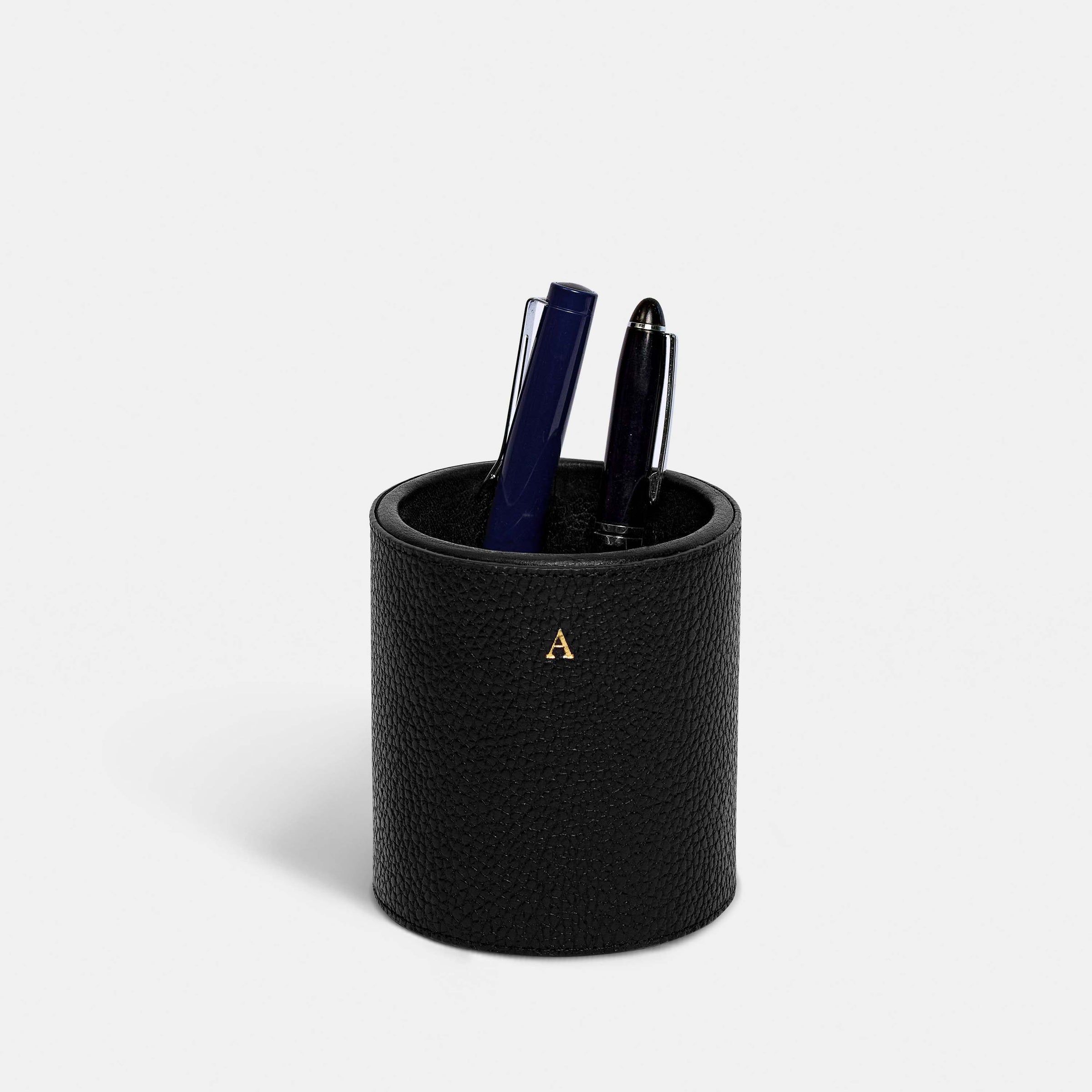 Pencil holder with divider - Black Caviar