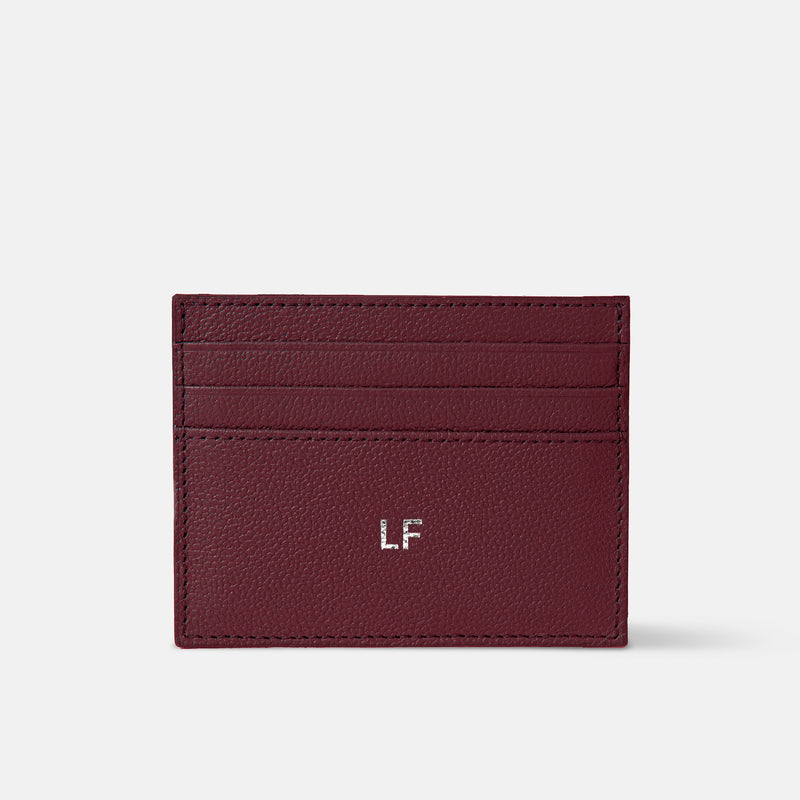 Tarjetero Tom (6 Tarjetas) - Burgundy