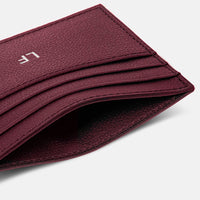 Tarjetero Tom (6 Tarjetas) - Burgundy