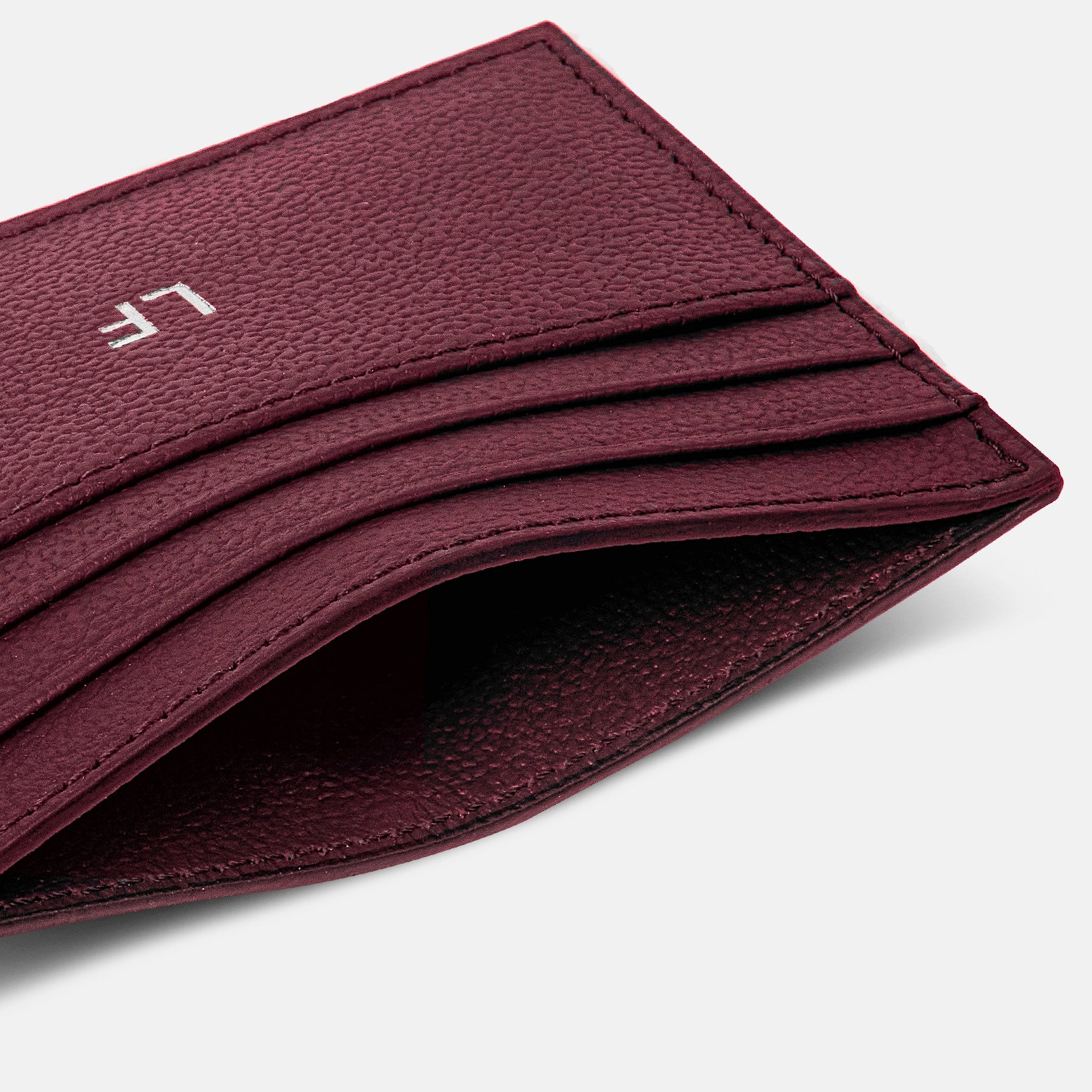 Tarjetero Tom (6 Tarjetas) - Burgundy